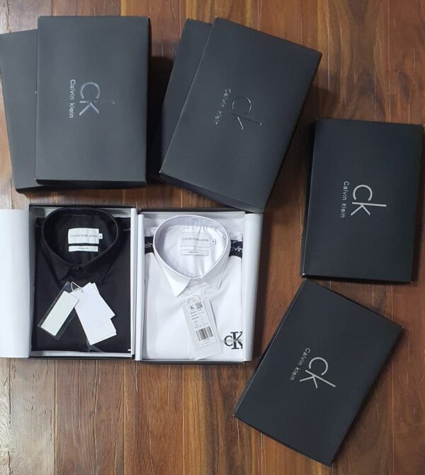 First Copy Calvin Exclusive Premium Cotton Shirt – Long Sleeve Classic Fit - Image 4