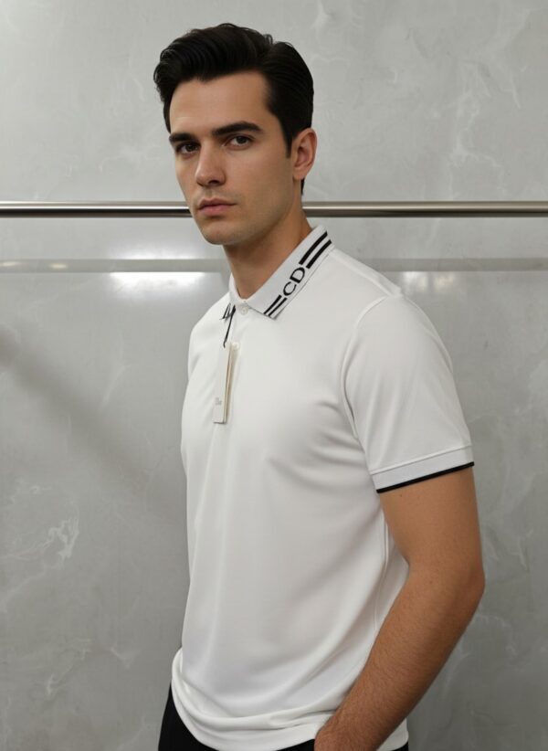 First Copy Christian Dior Men’s T-Shirt – Premium White - Image 3