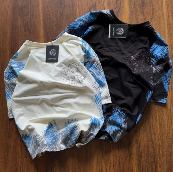 First Copy Chrome Hearts Drop Shoulder T-Shirt | Store Article - Image 2