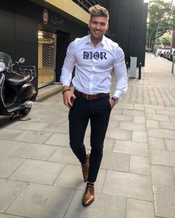 First Copy Dior Exclusive Cotton Shirts – Premium Quality for Men - Image 2
