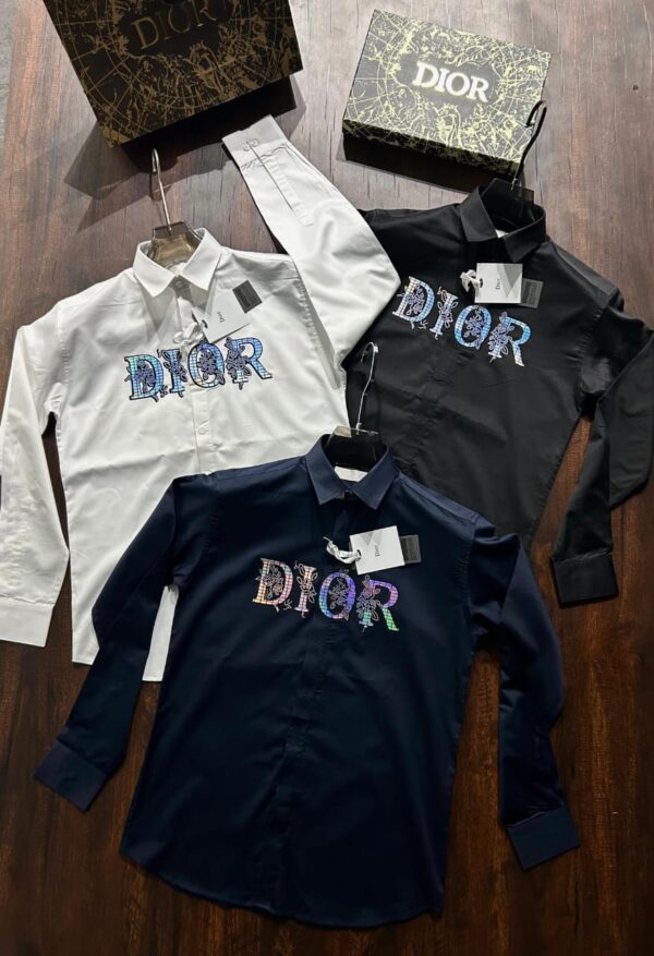 First Copy Dior Exclusive Cotton Shirts – Premium Quality for Men - Image 3