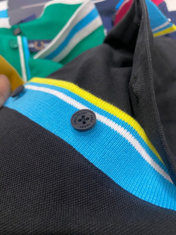 First Copy Fred Perry Jacquard Tipped Polos - Image 11