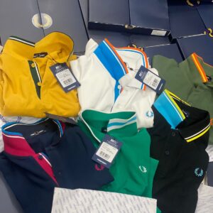 First Copy Fred Perry Jacquard Tipped Polos