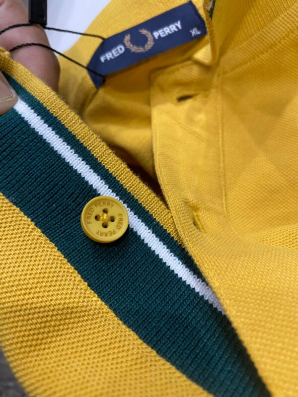 First Copy Fred Perry Jacquard Tipped Polos - Image 3