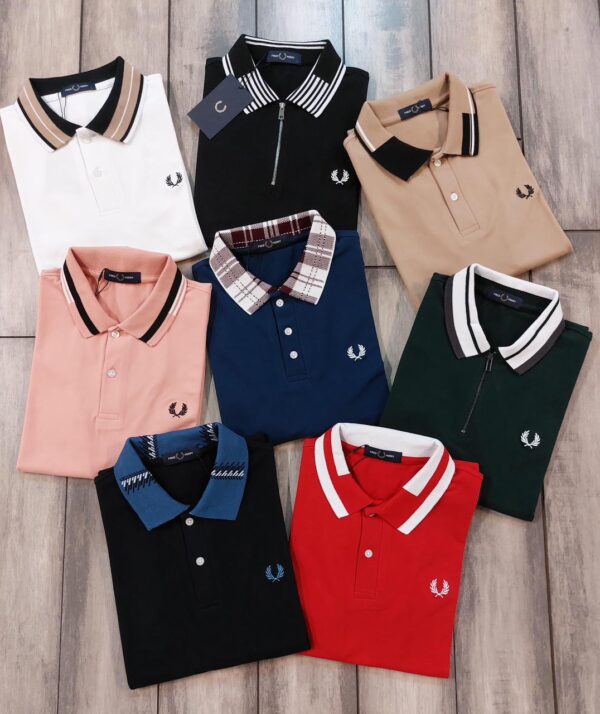 First Copy Fred Perry Lycra Pique Polo T-Shirts – Premium Quality for Men - Image 21