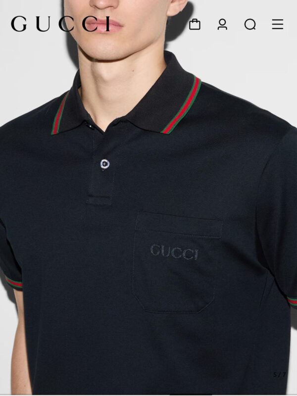 First Copy Gucci Imported Quality Exclusive Polo Tees for Men - Image 16