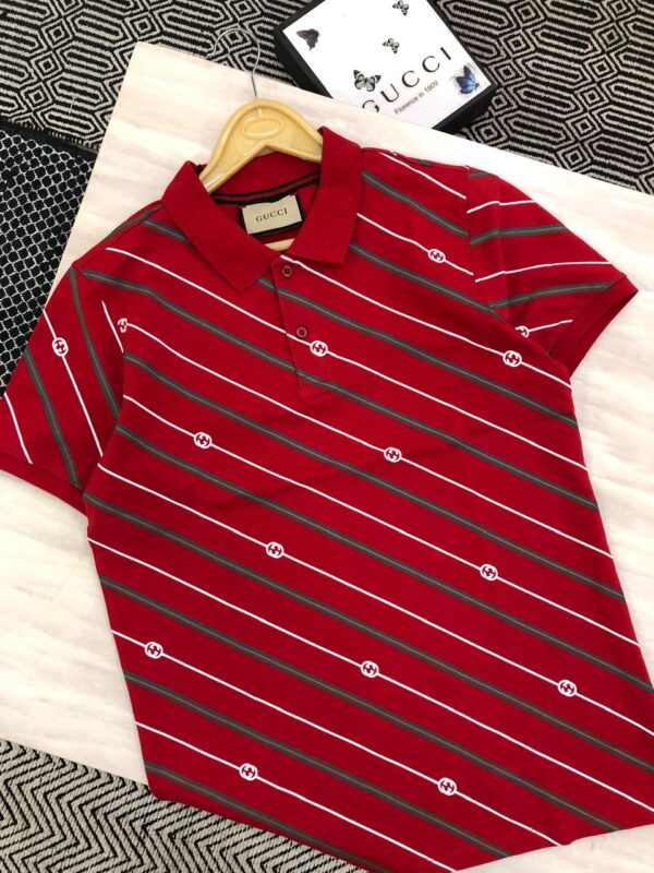 First Copy Gucci Polo T-Shirt | Very Premium Cotton Lycra - Image 13