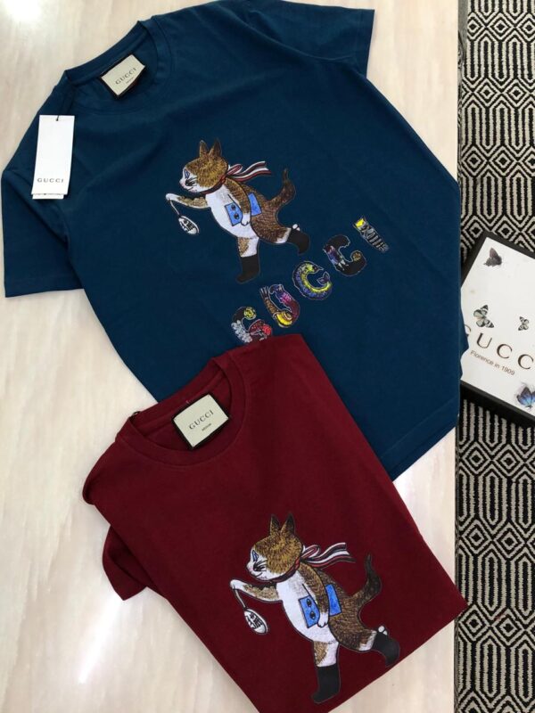 First Copy Gucci Very Premium Round Neck T-Shirts | Luxury Shipment Stock - Image 3
