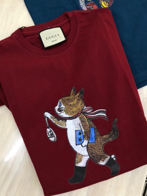 First Copy Gucci Very Premium Round Neck T-Shirts | Luxury Shipment Stock - Image 2