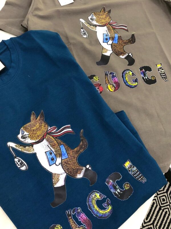 First Copy Gucci Very Premium Round Neck T-Shirts | Luxury Shipment Stock - Image 5