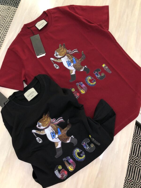 First Copy Gucci Very Premium Round Neck T-Shirts | Luxury Shipment Stock - Image 4