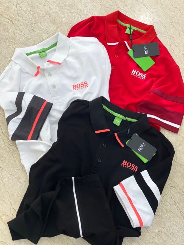 First Copy Hugo Boss High-End Lycra Polo Shirts | Premium Designer Look