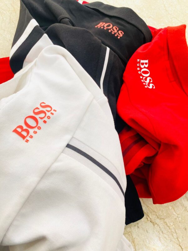 First Copy Hugo Boss High-End Lycra Polo Shirts | Premium Designer Look - Image 5