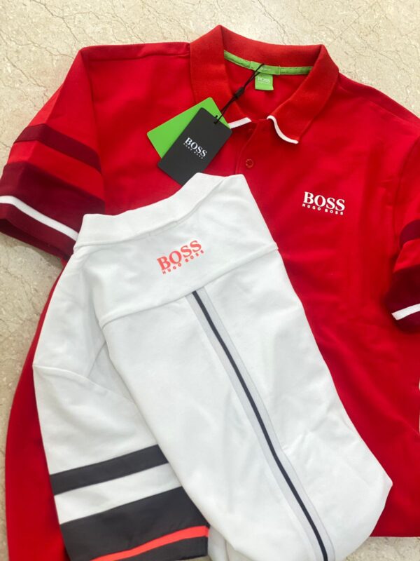 First Copy Hugo Boss High-End Lycra Polo Shirts | Premium Designer Look - Image 7