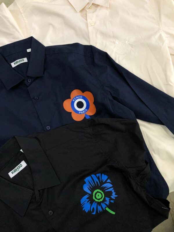 First Copy Kenzo Paris Exclusive Cotton Shirts for Men - Image 15