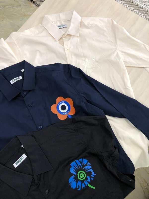 First Copy Kenzo Paris Exclusive Cotton Shirts for Men - Image 16