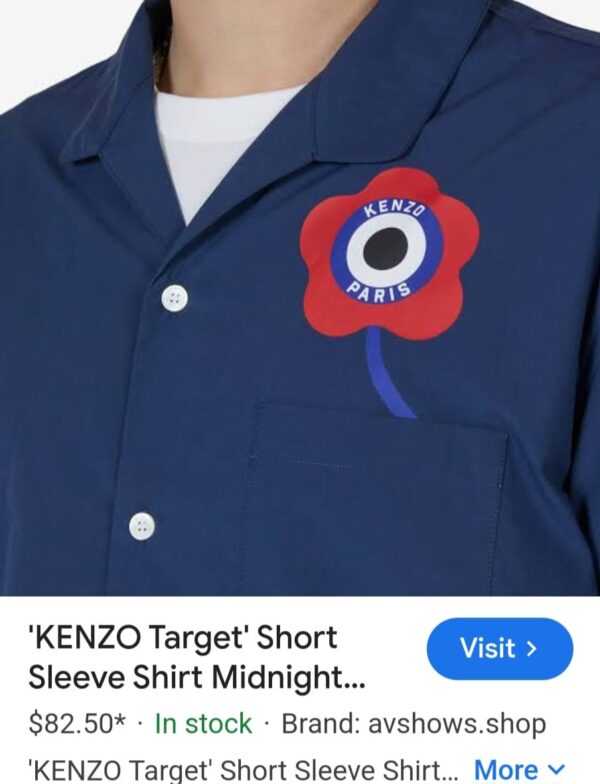 First Copy Kenzo Paris Exclusive Cotton Shirts for Men - Image 12