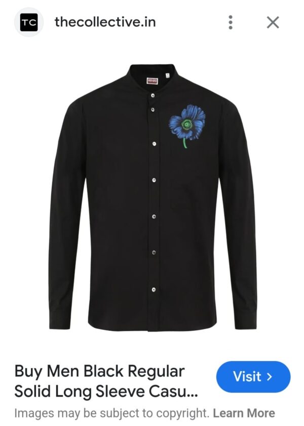 First Copy Kenzo Paris Exclusive Cotton Shirts for Men - Image 13