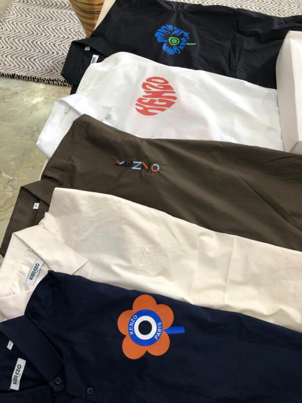 First Copy Kenzo Paris Exclusive Cotton Shirts for Men