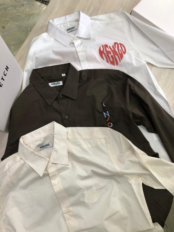 First Copy Kenzo Paris Exclusive Cotton Shirts for Men - Image 3