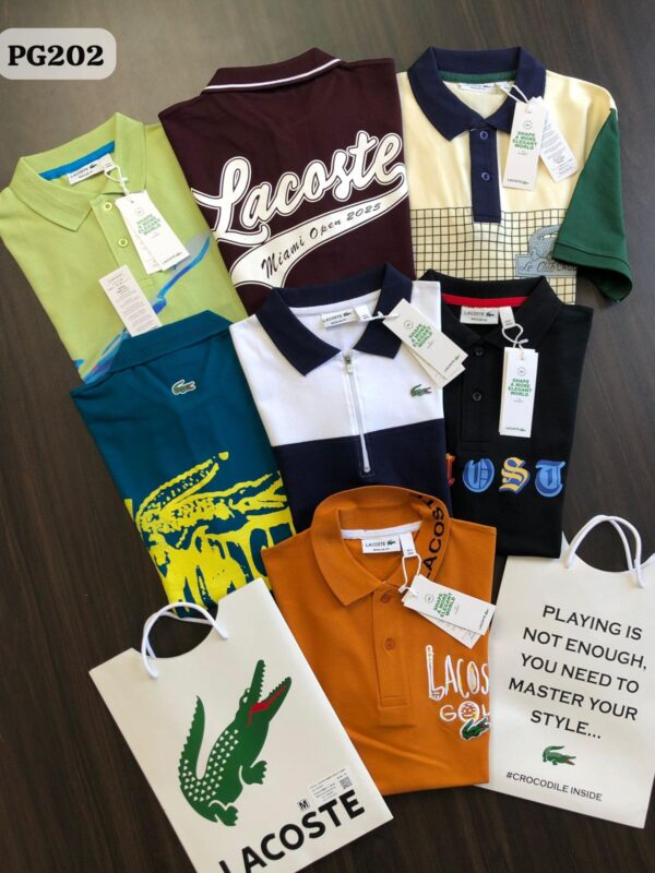 First Copy Lacoste Polo T-Shirt for Men - Image 2