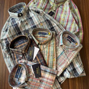 First Copy Polo Ralph Lauren Shirt | Premium Pin Check Design