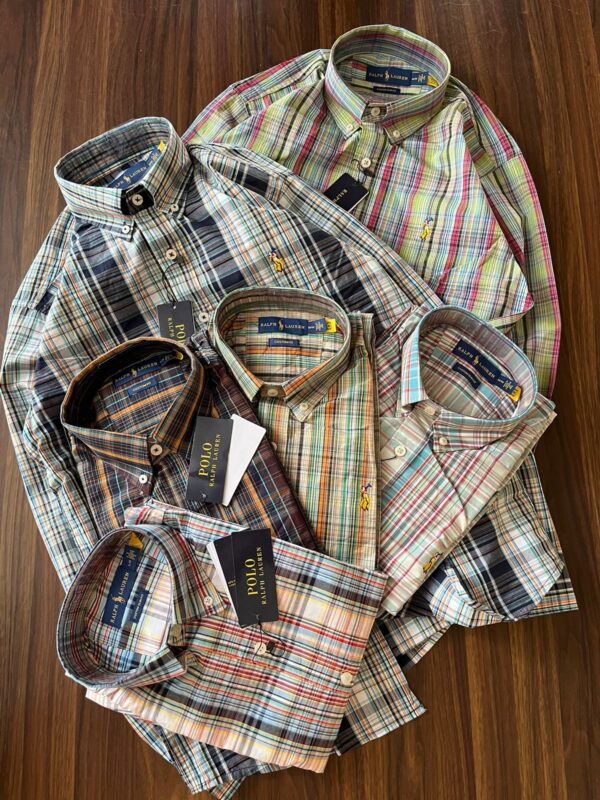 First Copy Polo Ralph Lauren Shirt | Premium Pin Check Design