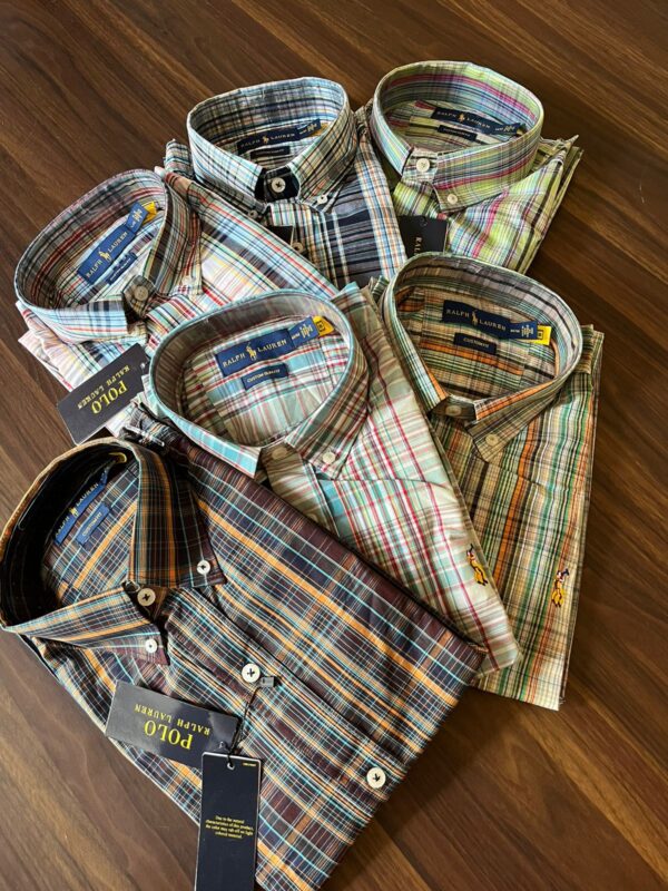 First Copy Polo Ralph Lauren Shirt | Premium Pin Check Design - Image 3