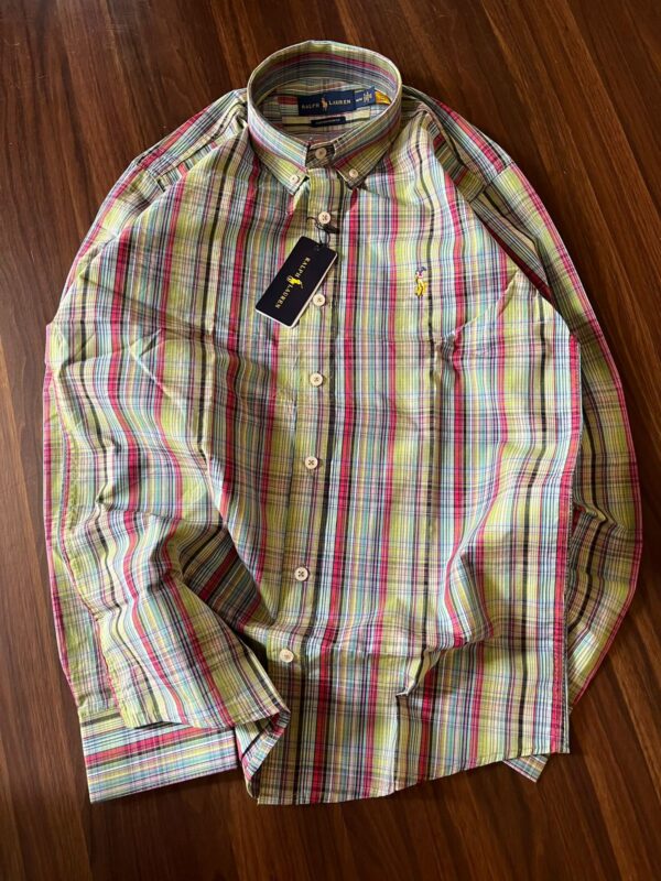 First Copy Polo Ralph Lauren Shirt | Premium Pin Check Design - Image 5