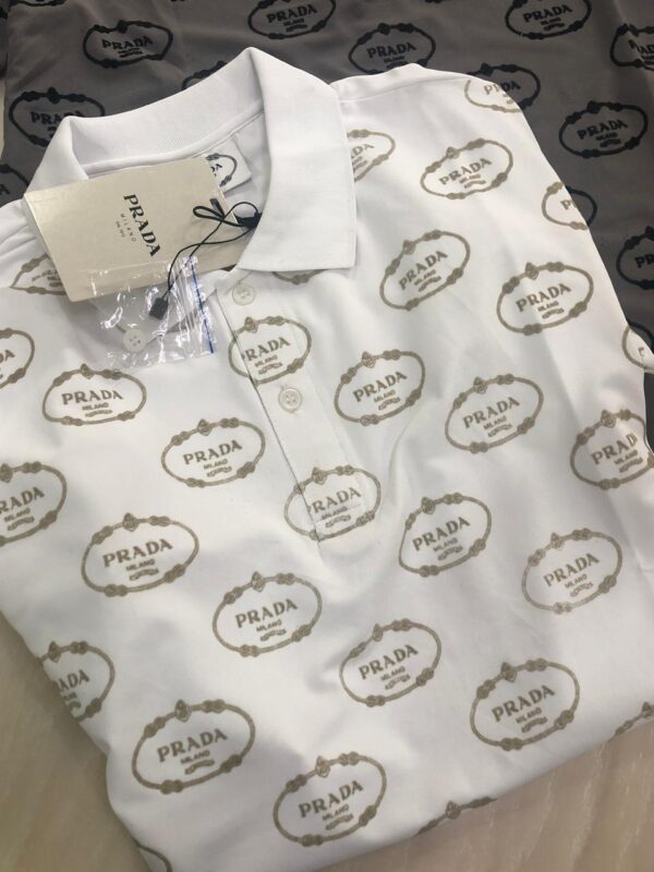 First Copy Prada Premium Imported Fabric Polo | Polo T-Shirt for Men - Image 2