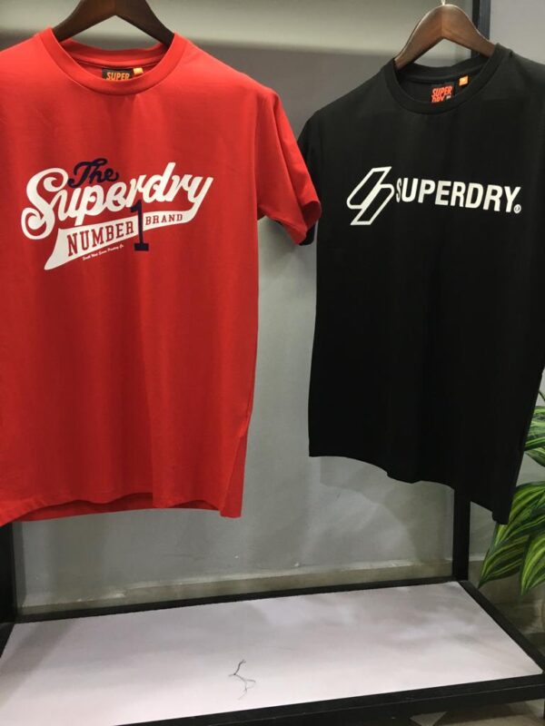 First Copy Superdry Premium Cotton Lycra Crew Neck | Comfort Fit - Image 5