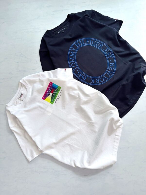 First Copy Tommy Hilfiger Exclusive Crew Neck T-Shirt - Image 12