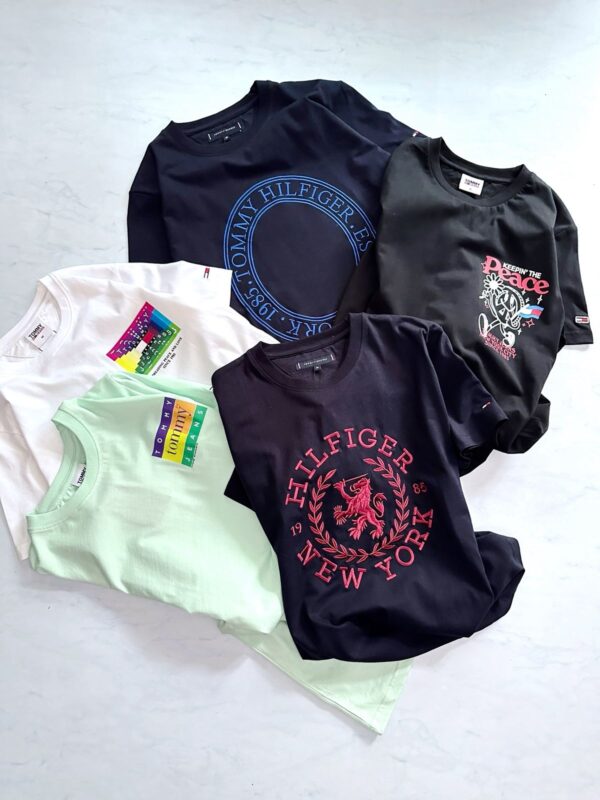 First Copy Tommy Hilfiger Exclusive Crew Neck T-Shirt - Image 7