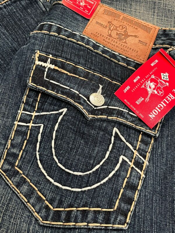 First Copy True Religion Straight Fit Jeans | Premium Store Article - Image 3