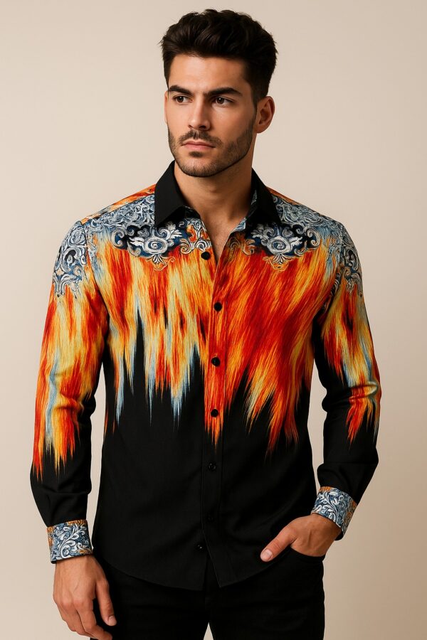 First Copy Versace Chain Reaction White Shirt – Premium Streetwear Style