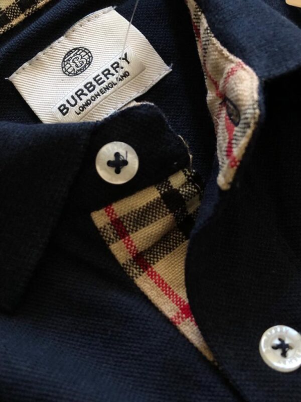 FIRST COPY Burberry Premium Cotton Lycra Polos - Image 3
