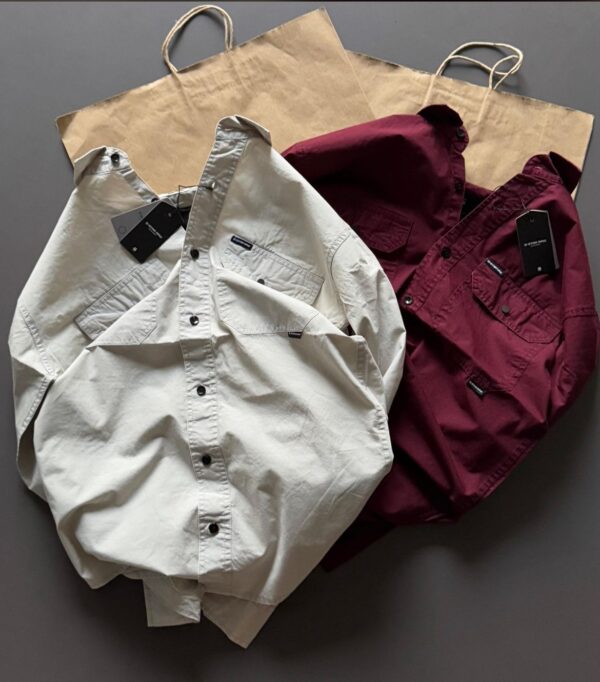 First Copy G-Star Raw Premium Cargo Style Double Pocket Light Denim Shirt - Image 2