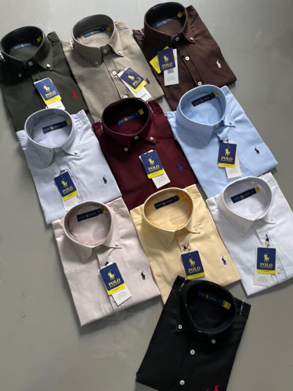 First Copy Ralph Lauren Premium Logo Shirts | Oxford Cotton