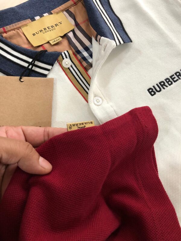 First Copy Burberry Polo T-Shirts | Very Premium Cotton Lycra - Image 3