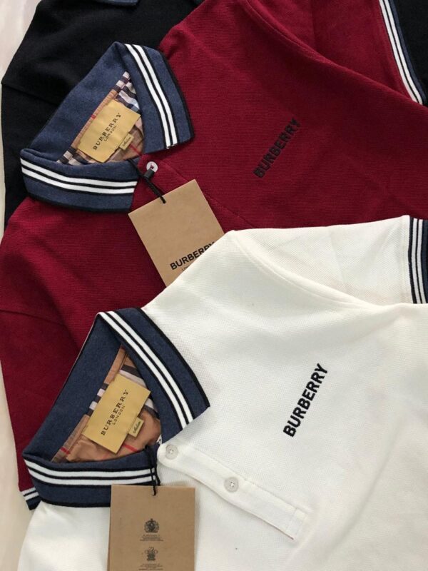 First Copy Burberry Polo T-Shirts | Very Premium Cotton Lycra - Image 7