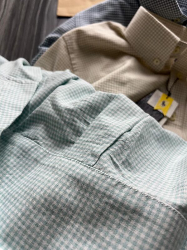 FIRST COPY RALPH LAUREN PIN CHECK SHIRT - Image 4