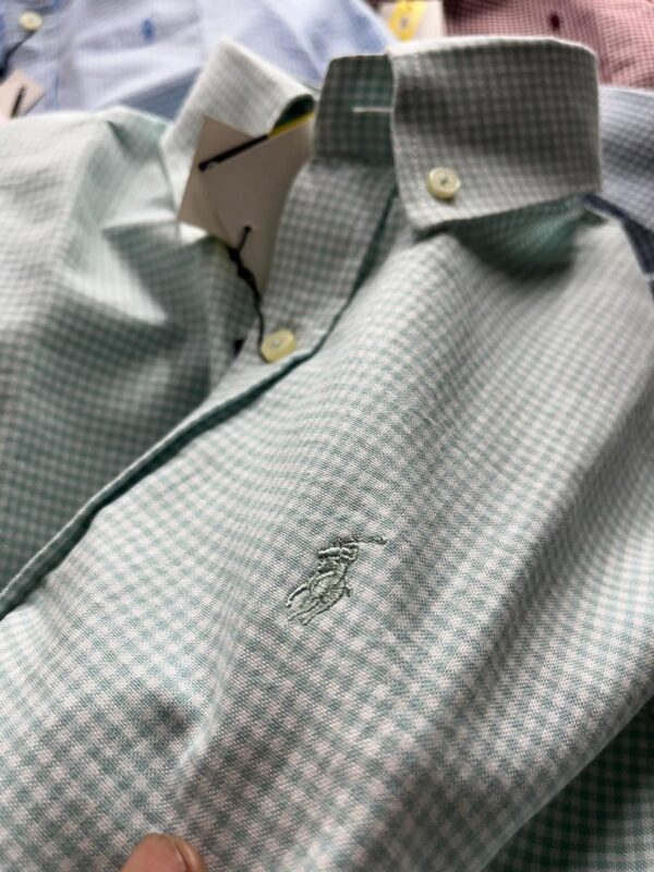 FIRST COPY RALPH LAUREN PIN CHECK SHIRT - Image 8