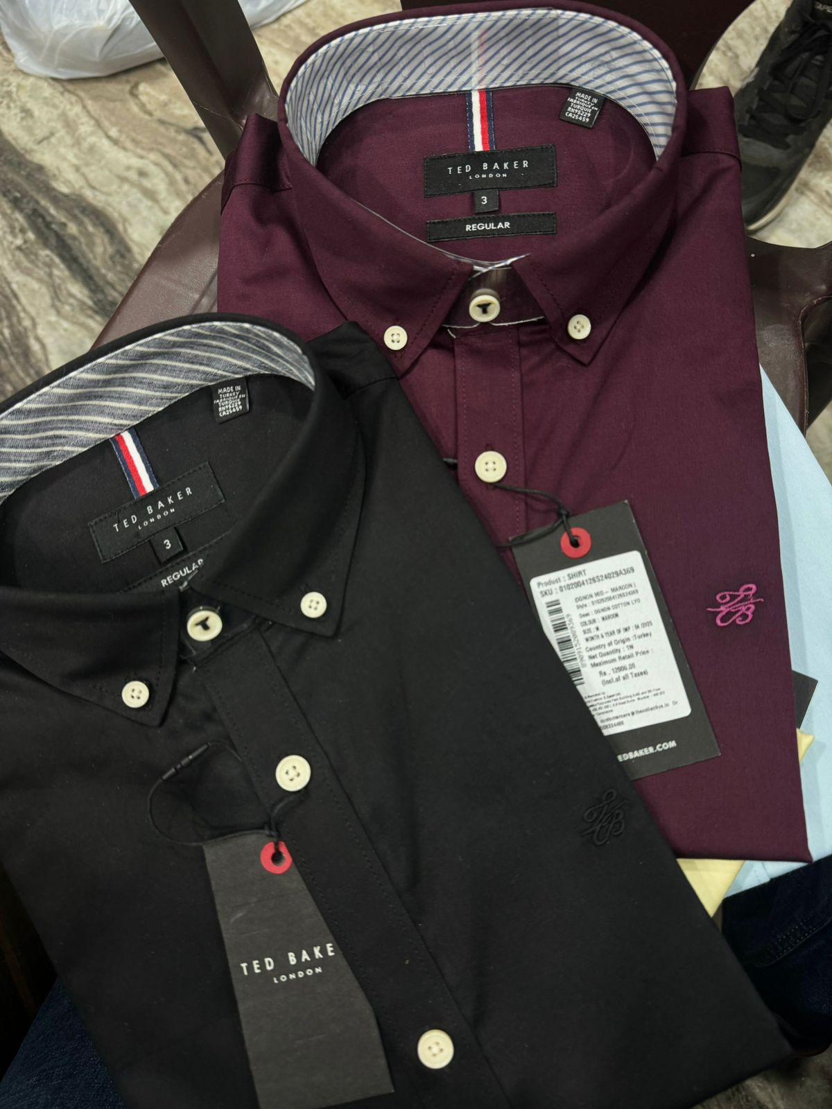 FIRST COPY TED BAKER COTTON OG SURPLUS SHIRTS - Image 2