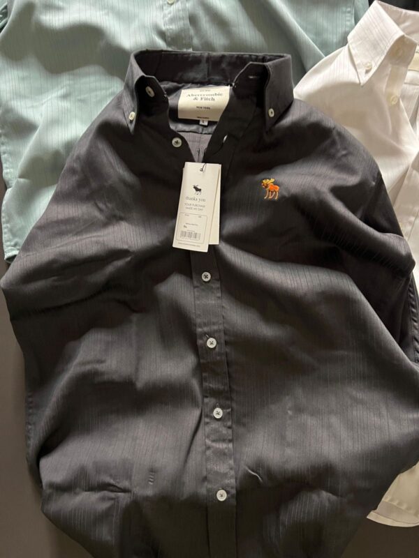 First Copy Abercrombie & Fitch Imported Stretchable Shirt - Image 2