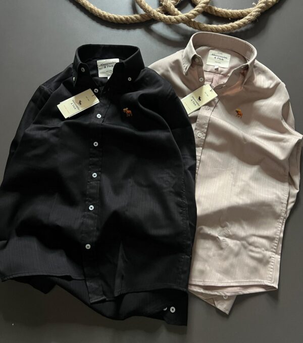 First Copy Abercrombie & Fitch Imported Stretchable Shirt - Image 3