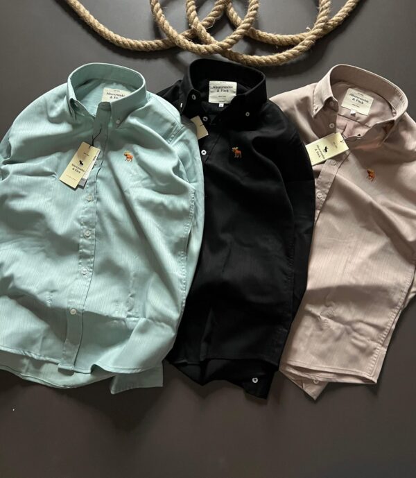 First Copy Abercrombie & Fitch Imported Stretchable Shirt - Image 4