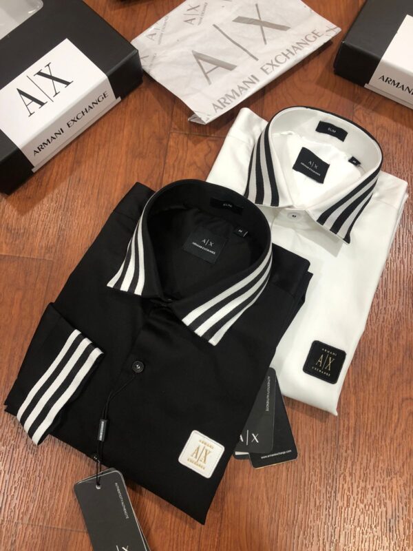 First Copy Armani Exchange Premium Cotton Shirt – Original Stock - Image 7
