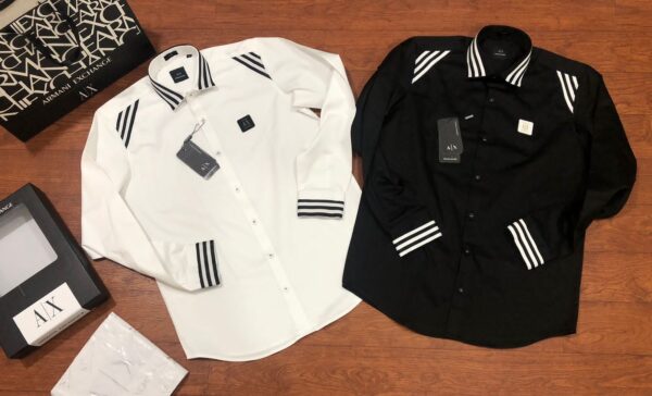 First Copy Armani Exchange Premium Cotton Shirt – Original Stock - Image 4