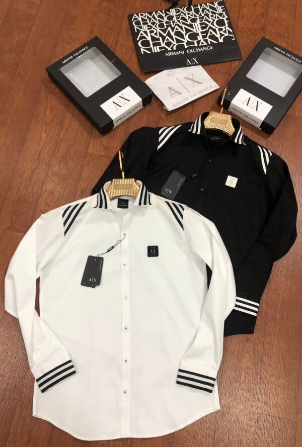 First Copy Armani Exchange Premium Cotton Shirt – Original Stock