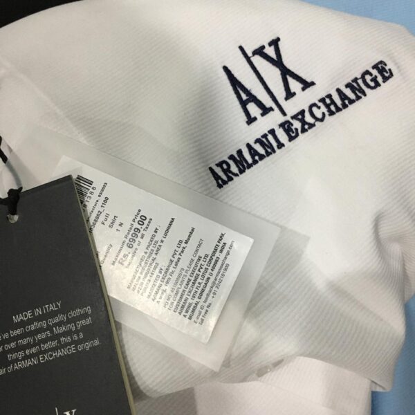 First Copy Armani Exclusive Cotton Shirt – Premium Long-Sleeve - Image 3